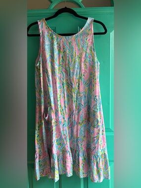 EUC Lilly Pulitzer Kristen Dress - Medium - Unicorn of the Sea